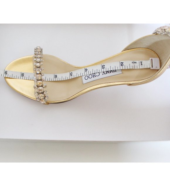 New JIMMY CHOO Shiloh 60 Ankle Strap Sandals - Picture 10 of 10